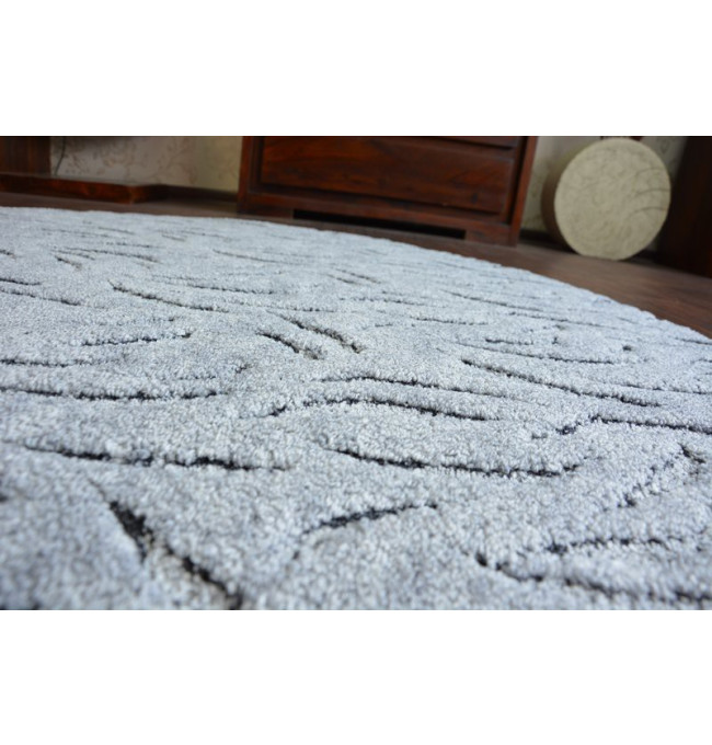 Koberec kruh IVANO šedý