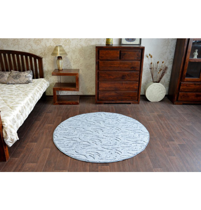 Koberec kruh IVANO šedý