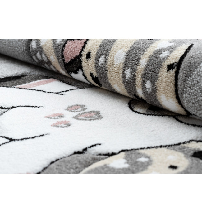 Koberec KRUH PETIT UNICORN JEDNOROŽEC šedý