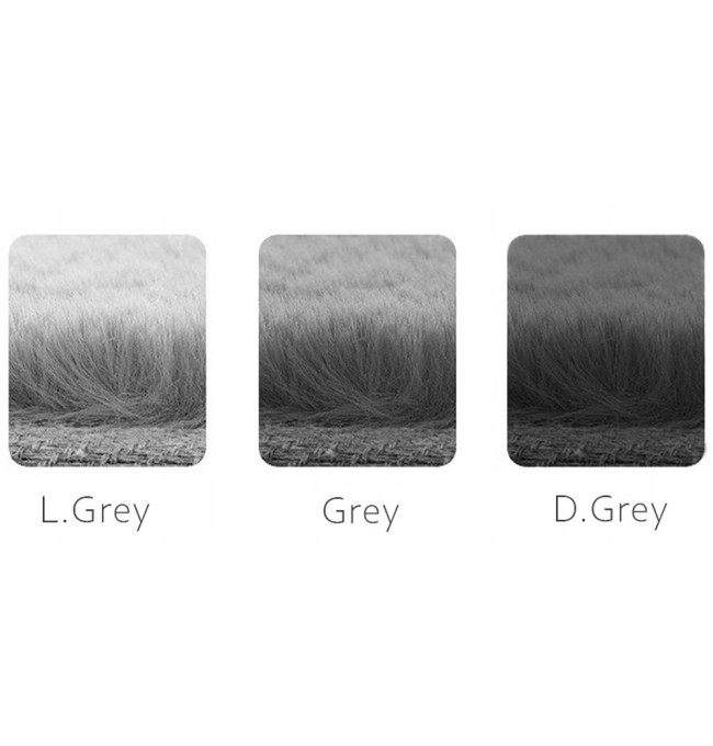 Koberec kruh RABBIT light grey