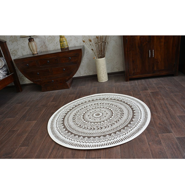 Koberec kruh  SIZAL FLAT 48695/768