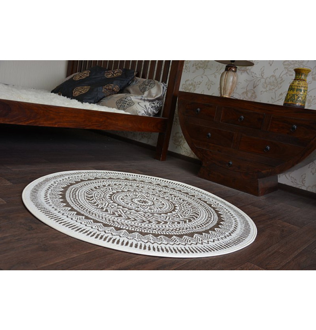 Koberec kruh  SIZAL FLAT 48695/768