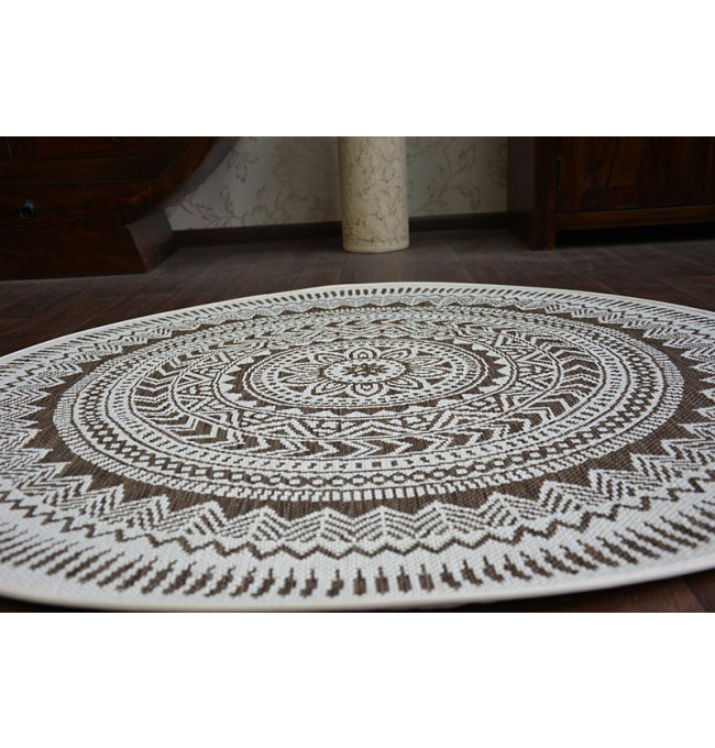 Koberec kruh  SIZAL FLAT 48695/768