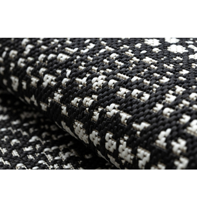 Koberec kruh SIZAL FLAT 48834690 černý