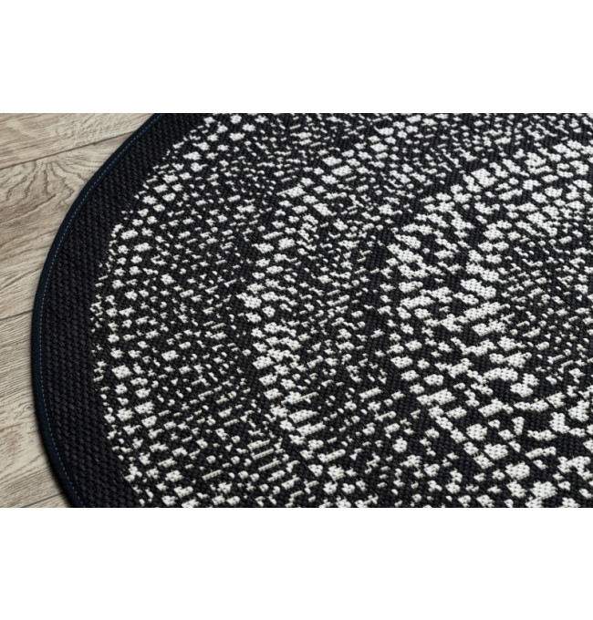 Koberec kruh SIZAL FLAT 48834690 černý