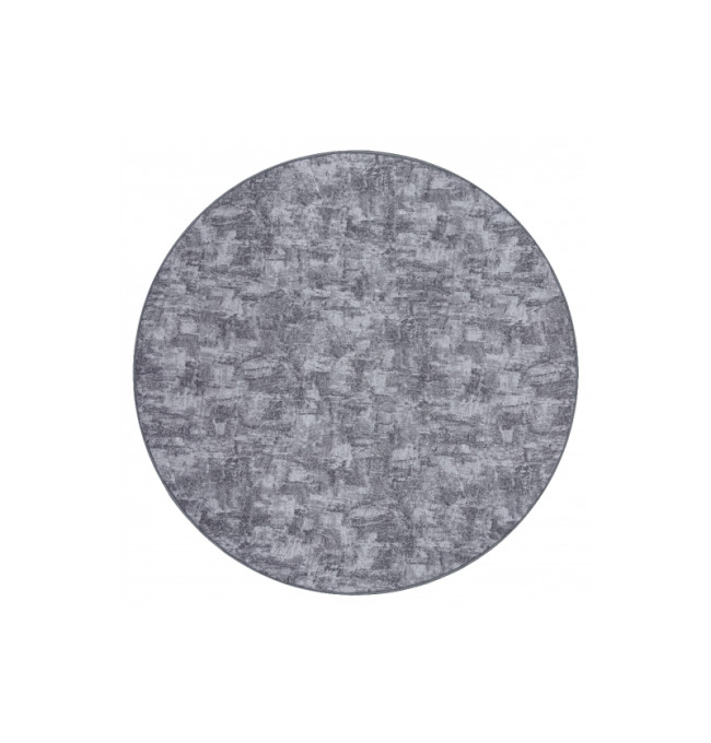 Koberec kruh SOLID šedý 90 BETON