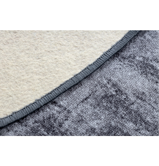 Koberec kruh SOLID šedý 90 BETON