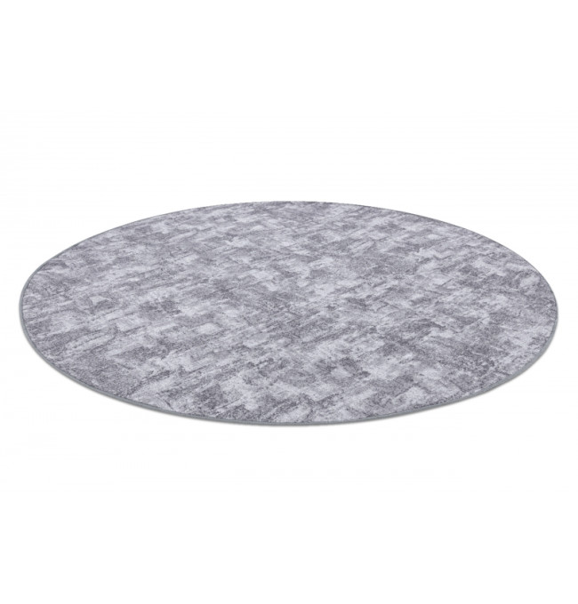 Koberec kruh SOLID šedý 90 BETON