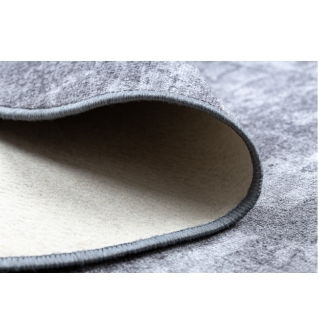 Koberec kruh SOLID šedý 90 BETON