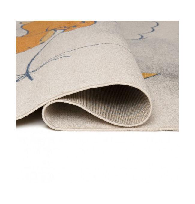 Koberec LILA H186A FAA bílý / oranžový