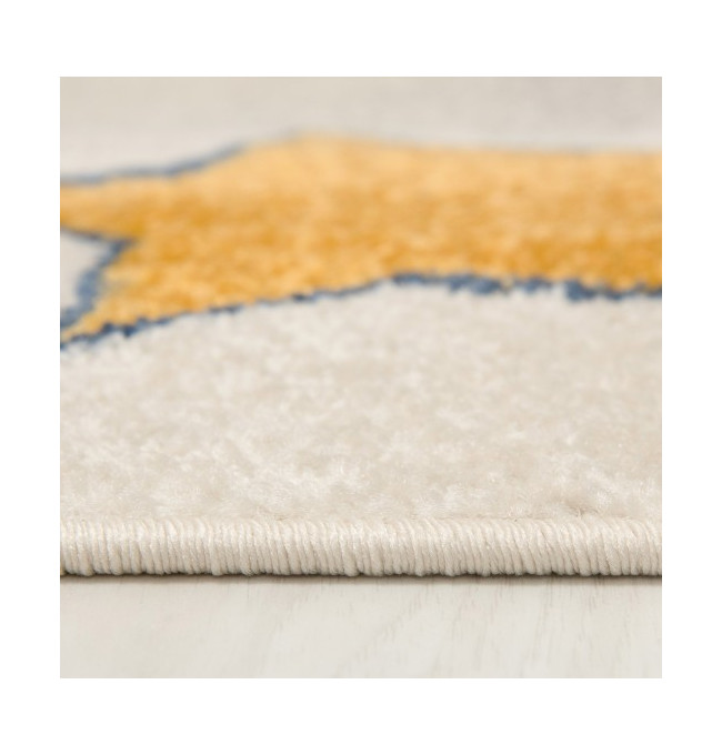 Koberec LILA H186A FAA bílý / oranžový