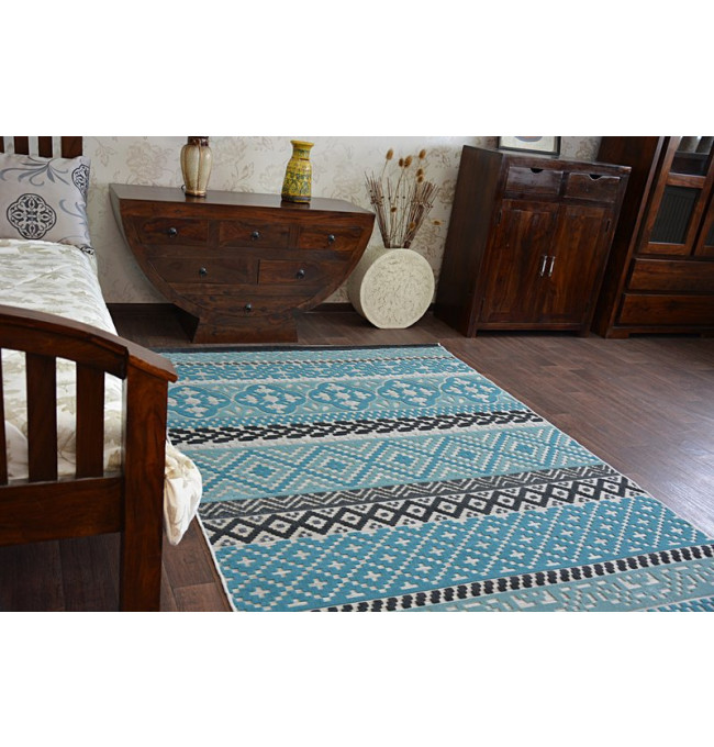 Koberec LISBOA 27201/754 Romby Tyrkys