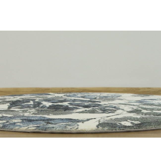 Koberec Listí šedý / granátový