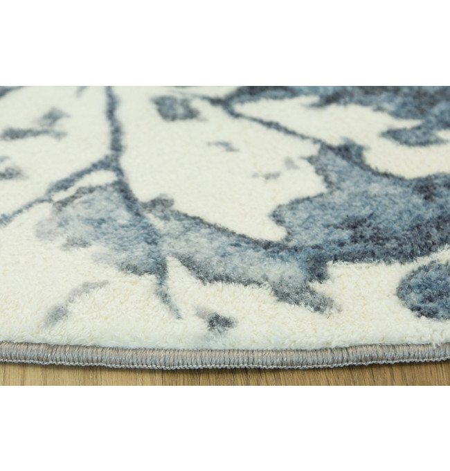 Koberec Listí šedý / granátový