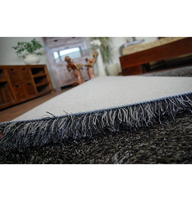 Koberec Love shaggy černý