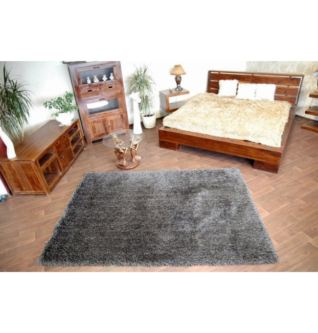 Koberec Love shaggy černý