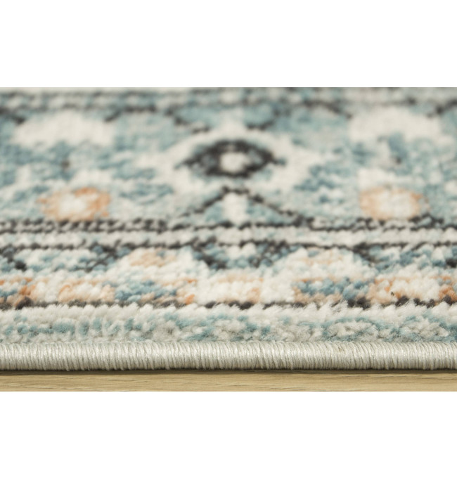 Koberec Lucca 8604B krémový / tyrkysový / lososový