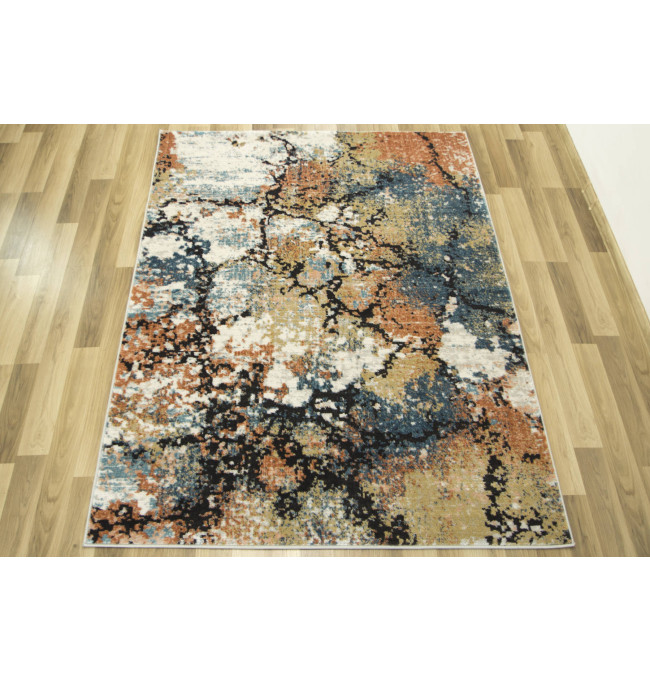 Koberec Lucca 8621A krémový / růžový / modrý