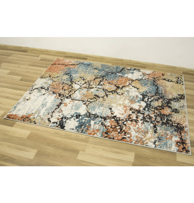 Koberec Lucca 8621A krémový / růžový / modrý