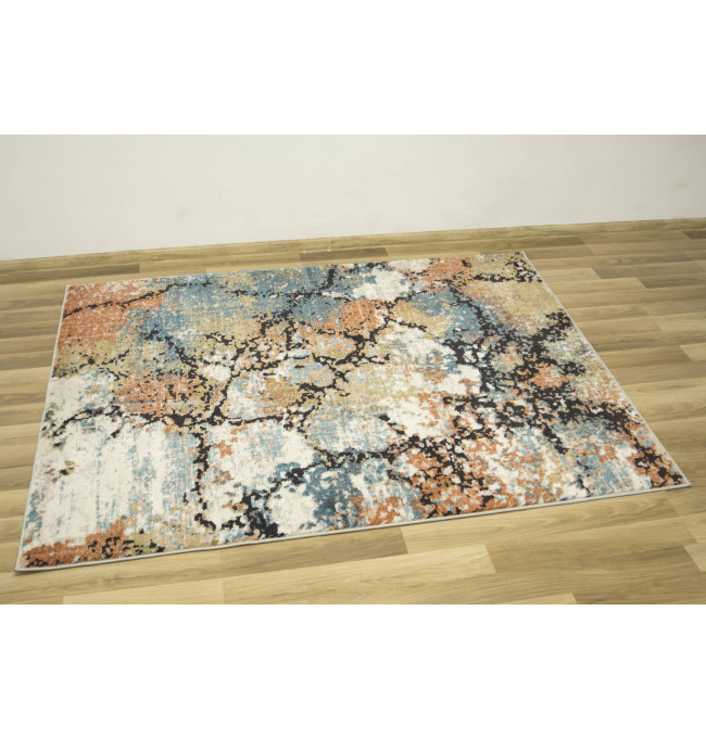 Koberec Lucca 8621A krémový / růžový / modrý