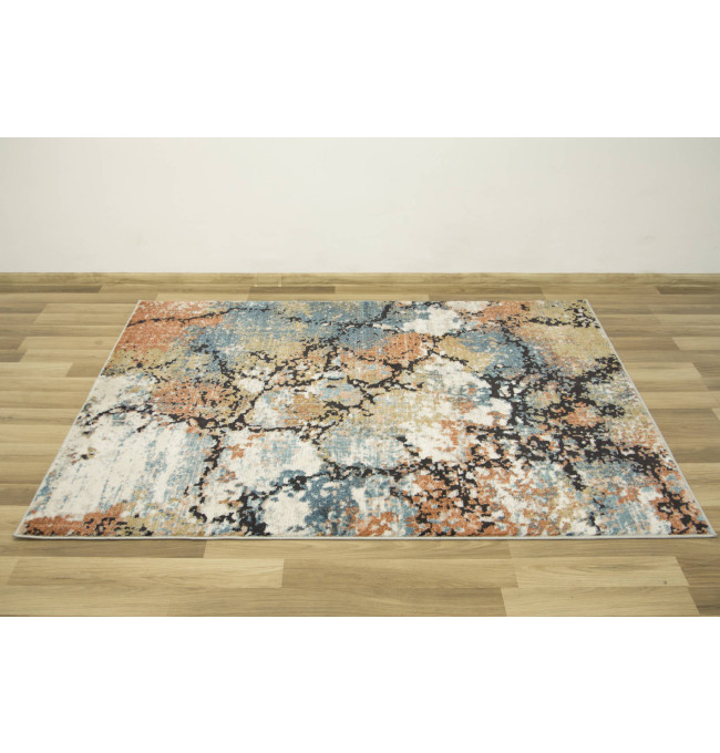 Koberec Lucca 8621A krémový / růžový / modrý