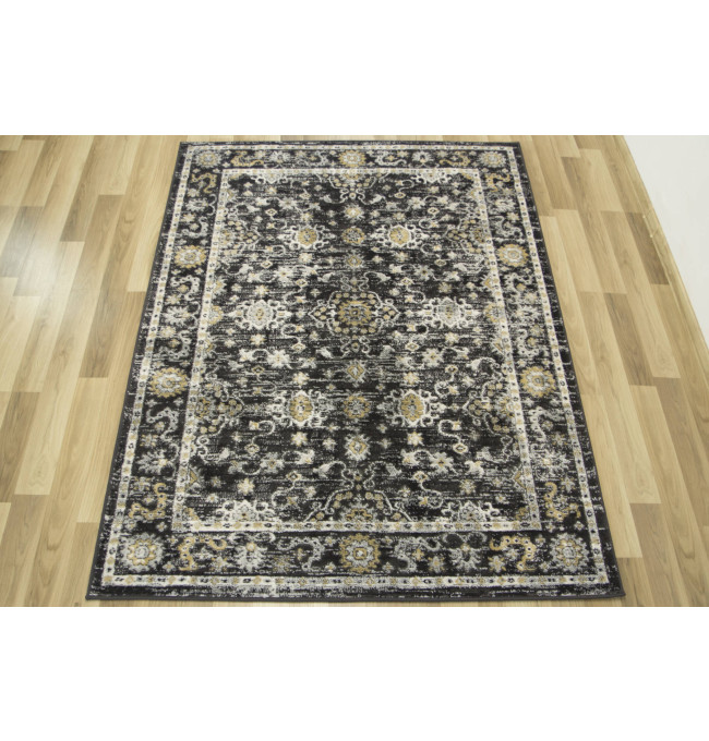 Koberec Lucca 8665A antracit / krémový / medový