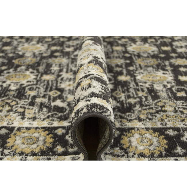 Koberec Lucca 8665A antracit / krémový / medový