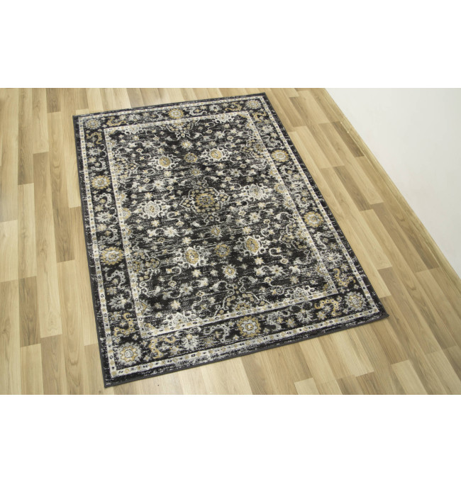 Koberec Lucca 8665A antracit / krémový / medový