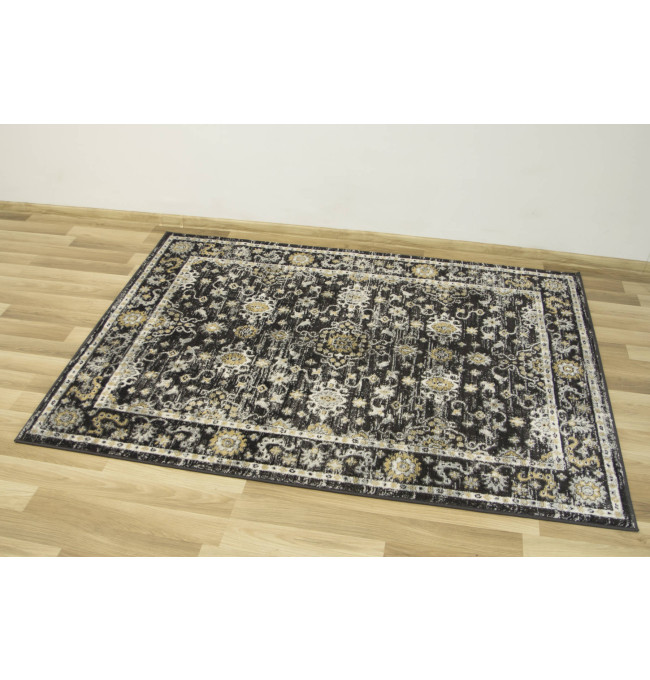 Koberec Lucca 8665A antracit / krémový / medový