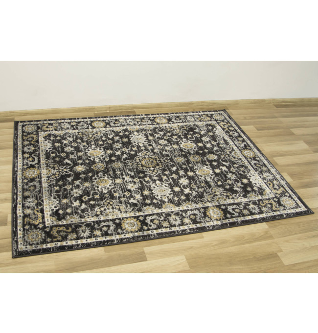 Koberec Lucca 8665A antracit / krémový / medový