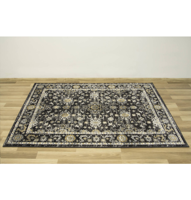 Koberec Lucca 8665A antracit / krémový / medový