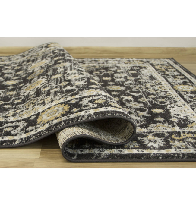 Koberec Lucca 8665A antracit / krémový / medový