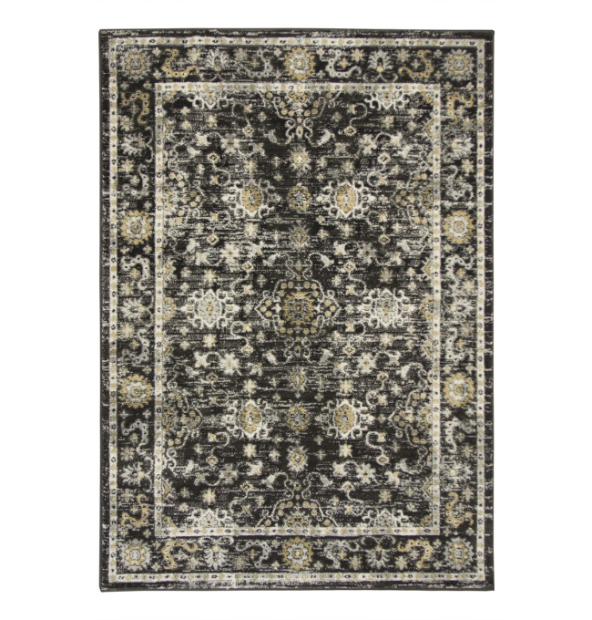 Koberec Lucca 8665A antracit / krémový / medový