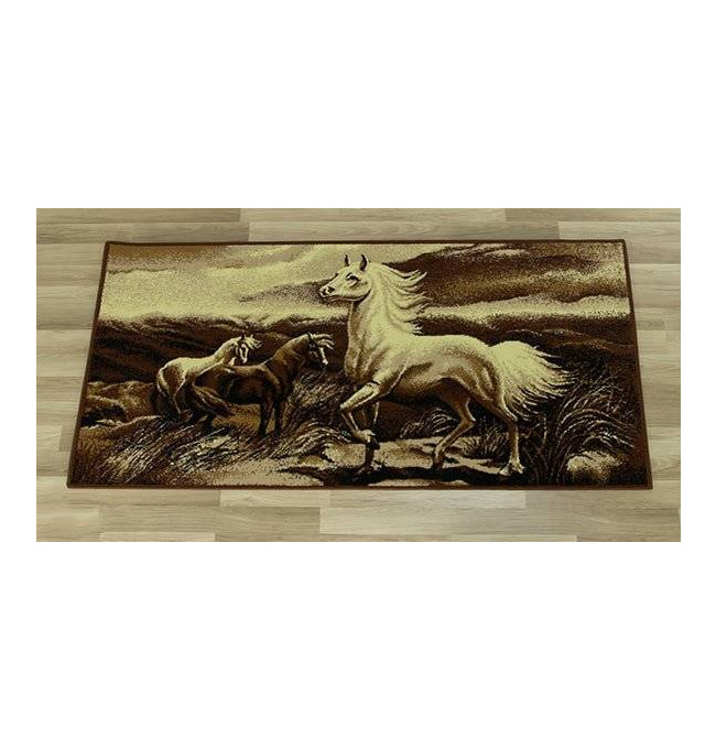 Koberec Makata - Koníky, béžový