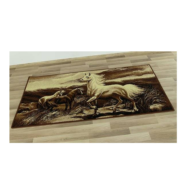 Koberec Makata - Koníky, béžový