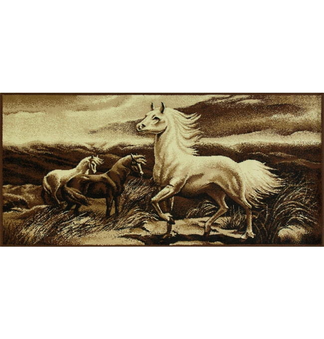 Koberec Makata - Koníky, béžový