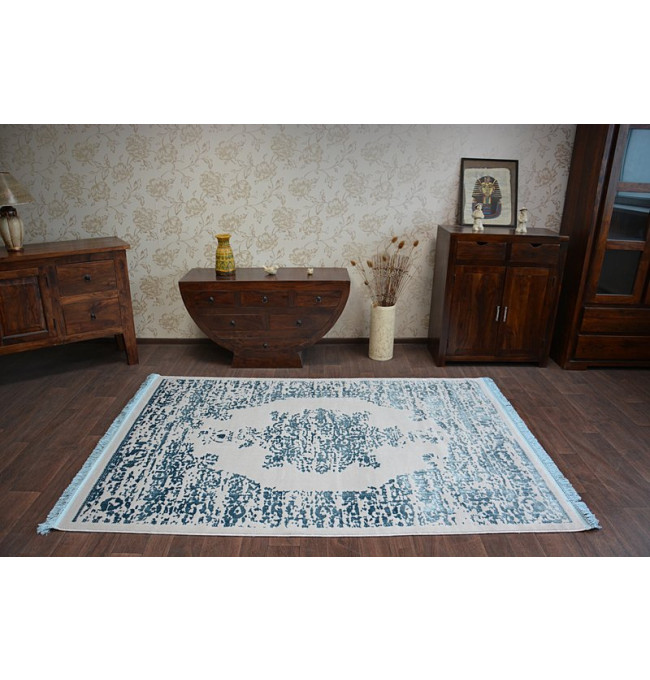 Koberec MANYAS 192AA Šedý/Nebeský