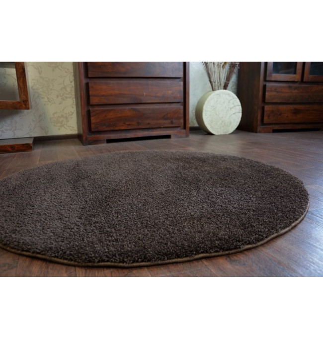 Koberec Micro fiber soft shaggy hnědý