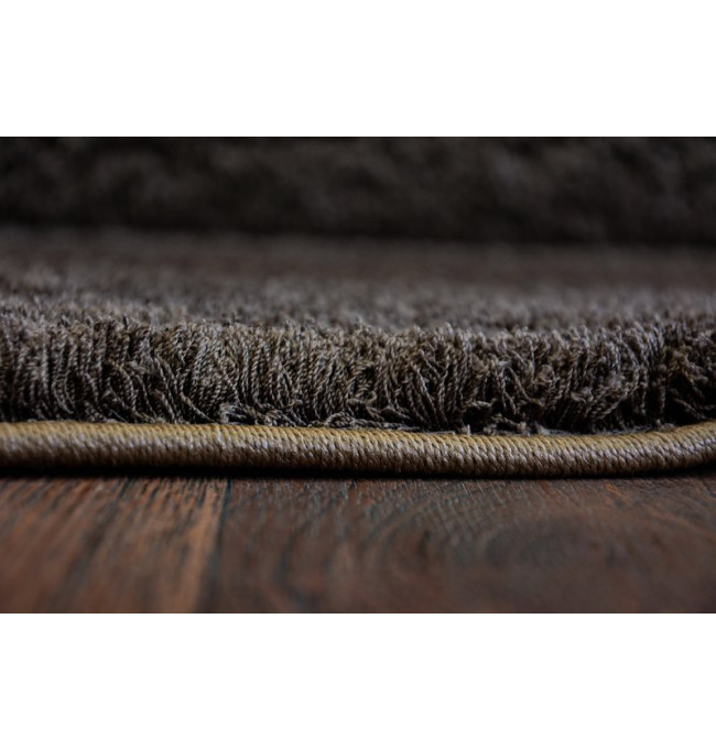 Koberec Micro fiber soft shaggy hnědý