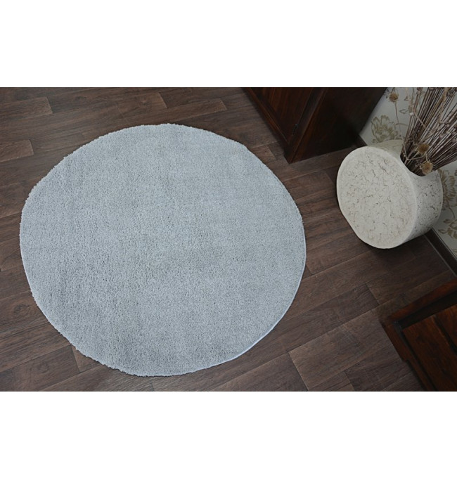 Koberec Micro fiber soft shaggy stříbrný