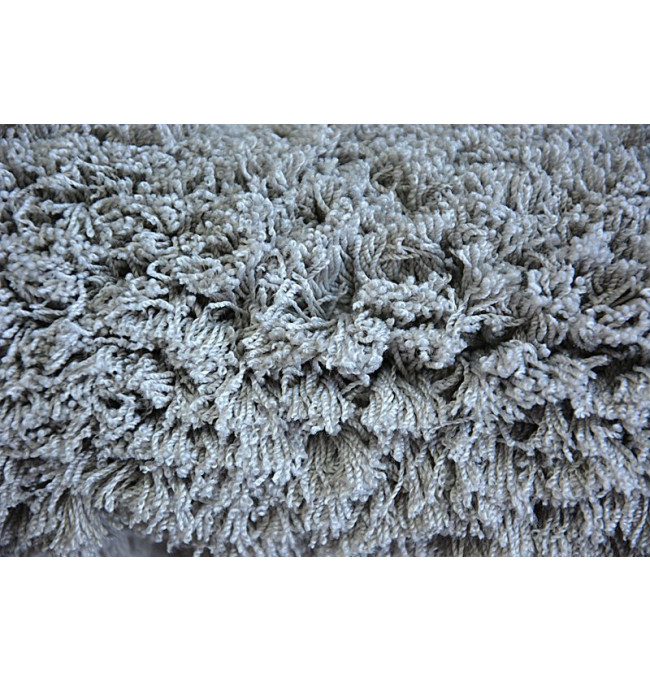 Koberec Micro fiber soft shaggy stříbrný