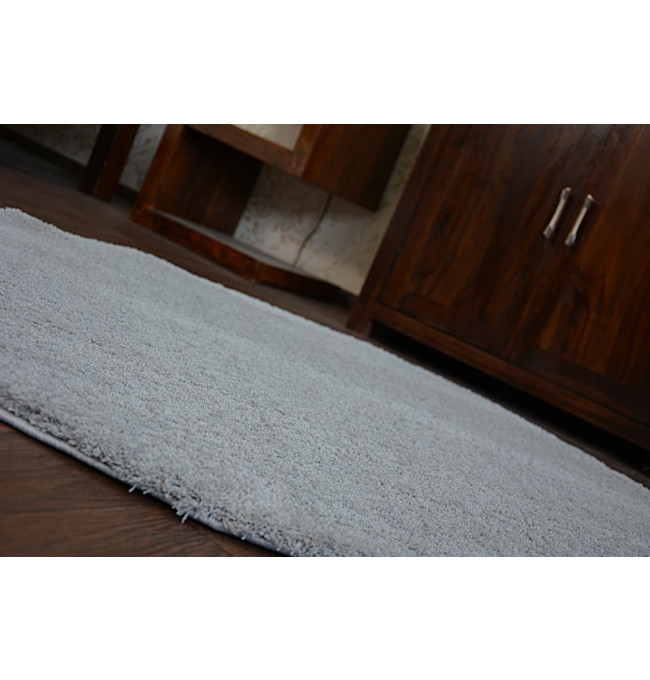 Koberec Micro fiber soft shaggy stříbrný