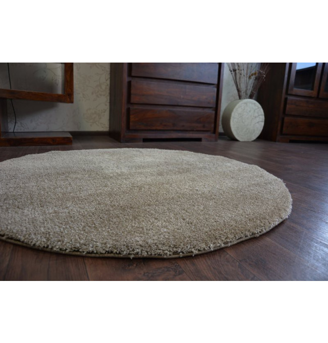 Koberec Micro fiber soft shaggy tmavý bež