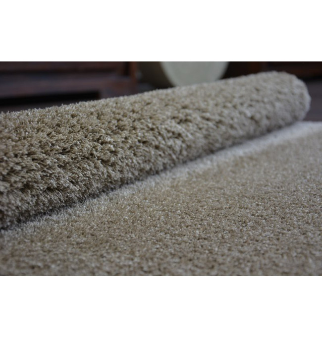 Koberec Micro fiber soft shaggy tmavý bež