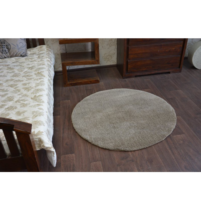 Koberec Micro fiber soft shaggy tmavý bež