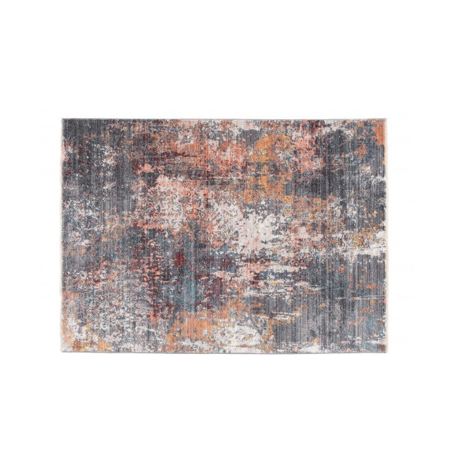 Koberec MYSTIC 3082B tmavě šedý / světle modrý