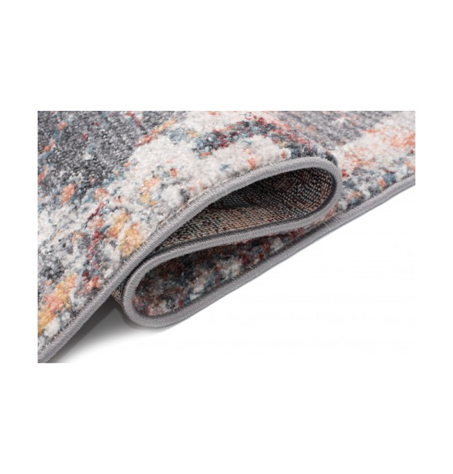 Koberec MYSTIC 3082B tmavě šedý / světle modrý