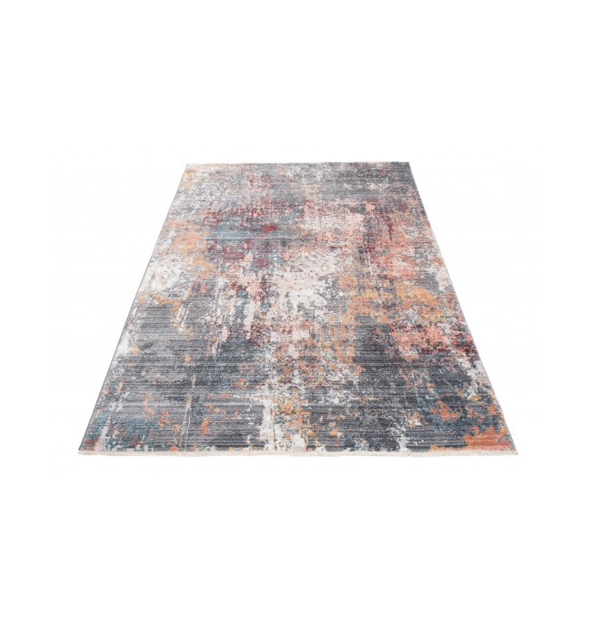 Koberec MYSTIC 3082B tmavě šedý / světle modrý