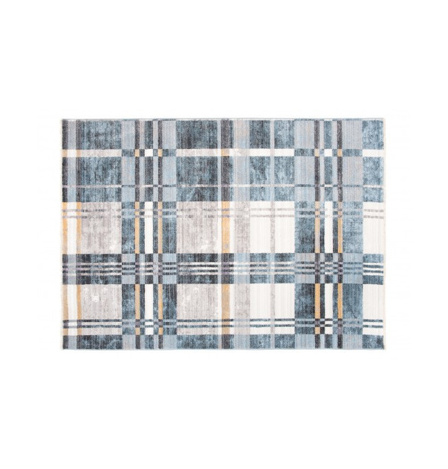 Koberec MYSTIC 3545B tmavě modrý / světle modrý