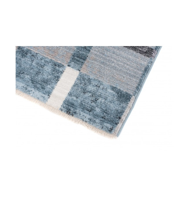 Koberec MYSTIC 3545B tmavě modrý / světle modrý